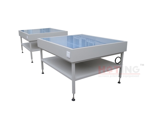 Caixa de iluminação para serigrafia, mesa de verificação de serigrafia, dispositivo de verificação de qualidade de serigrafia