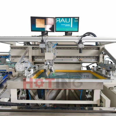 Máquina automática de serigrafia de folhas de PET, impressora de serigrafia de filme para animais de estimação, impressora de serigrafia de papel transferido
