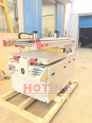 Impressora de tela plana semiautomática, máquina de impressão de tela plana semiautomática, impressora de tela semiautomática