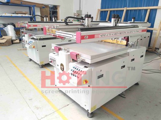 Impressora de tela plana semiautomática, máquina de impressão de tela plana semiautomática, impressora de tela semiautomática