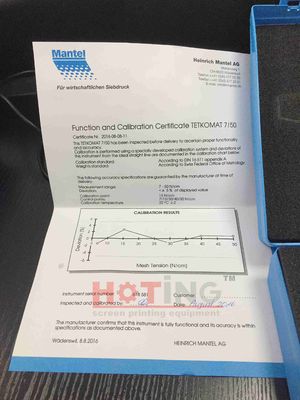 Medidor de tensão de impressão em tela, medidor de tensão, máquina de tensão em tela, dispositivo de verificação da tensão do quadro