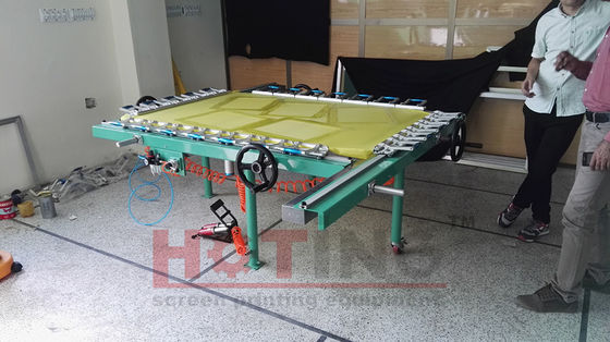 Máquina mecânica de alongamento de malhas, máquina de alongamento de tela, estante de malha de impressão em tela, estante de tela