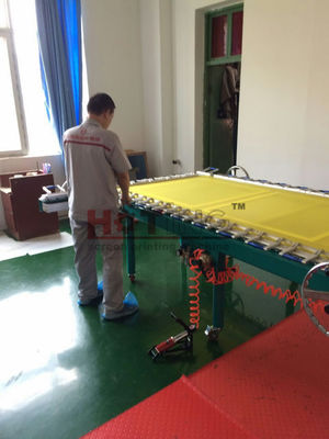 Máquina mecânica de alongamento de malhas, máquina de alongamento de tela, estante de malha de impressão em tela, estante de tela